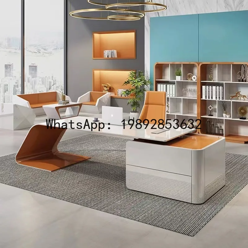 Office Chair - โต๊ะทำงานผู้บริหาร H5.15 ดีไซน์ทันสมัย - โต๊ะทำงานผู้จัดการ -