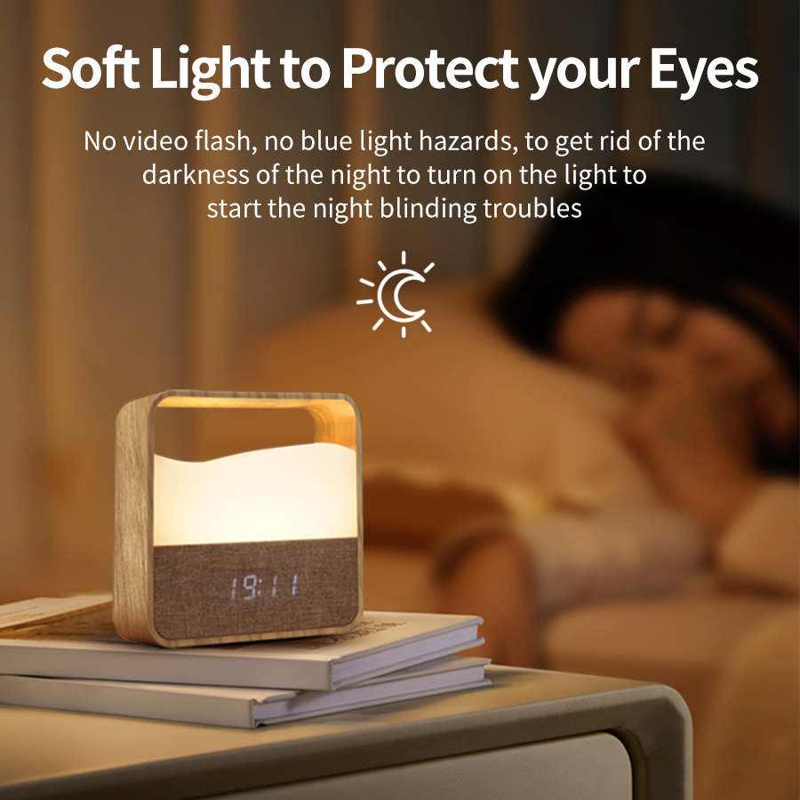 ไฟ LED กลางคืนพร้อมนาฬิกา นาฬิ - Desk Lamp บทวิจารณ์และราคา