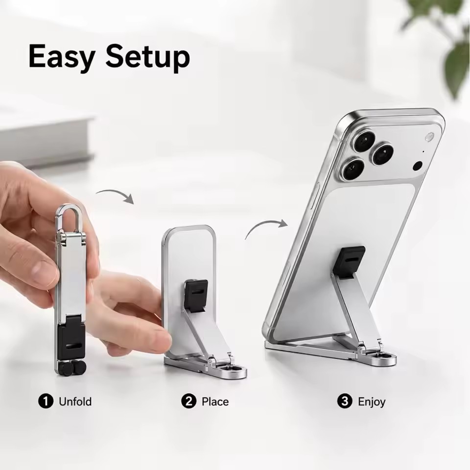 ขาตั้งโทรศัพท์แบบพับได้พร้อมพว - Standing Desk บทวิจารณ์และราคา