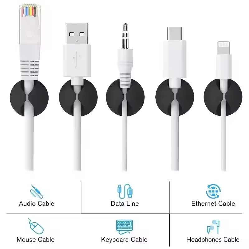 ที่จัดระเบียบสาย USB ซิลิโคนขน - Desk Organizer บทวิจารณ์และราคา