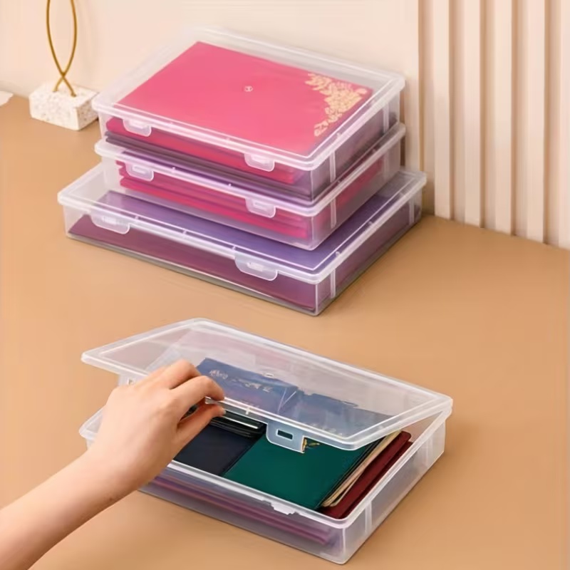 กล่องเก็บเอกสารแบบใส 1 ชิ้น สา - File Cabinet บทวิจารณ์และราคา