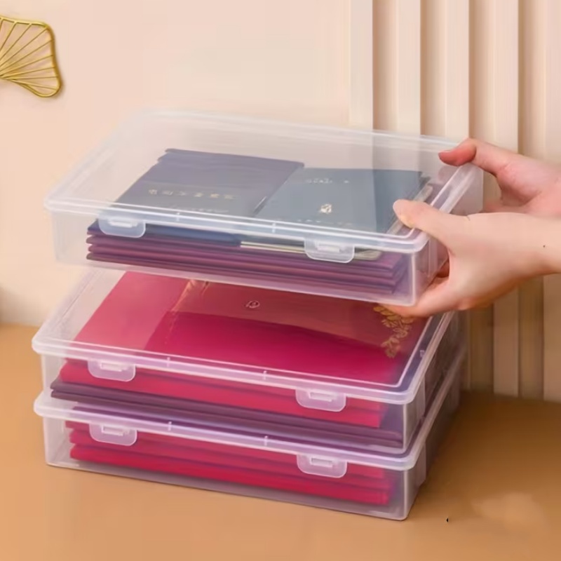 กล่องเก็บเอกสารแบบใส 1 ชิ้น สา - File Cabinet บทวิจารณ์และราคา
