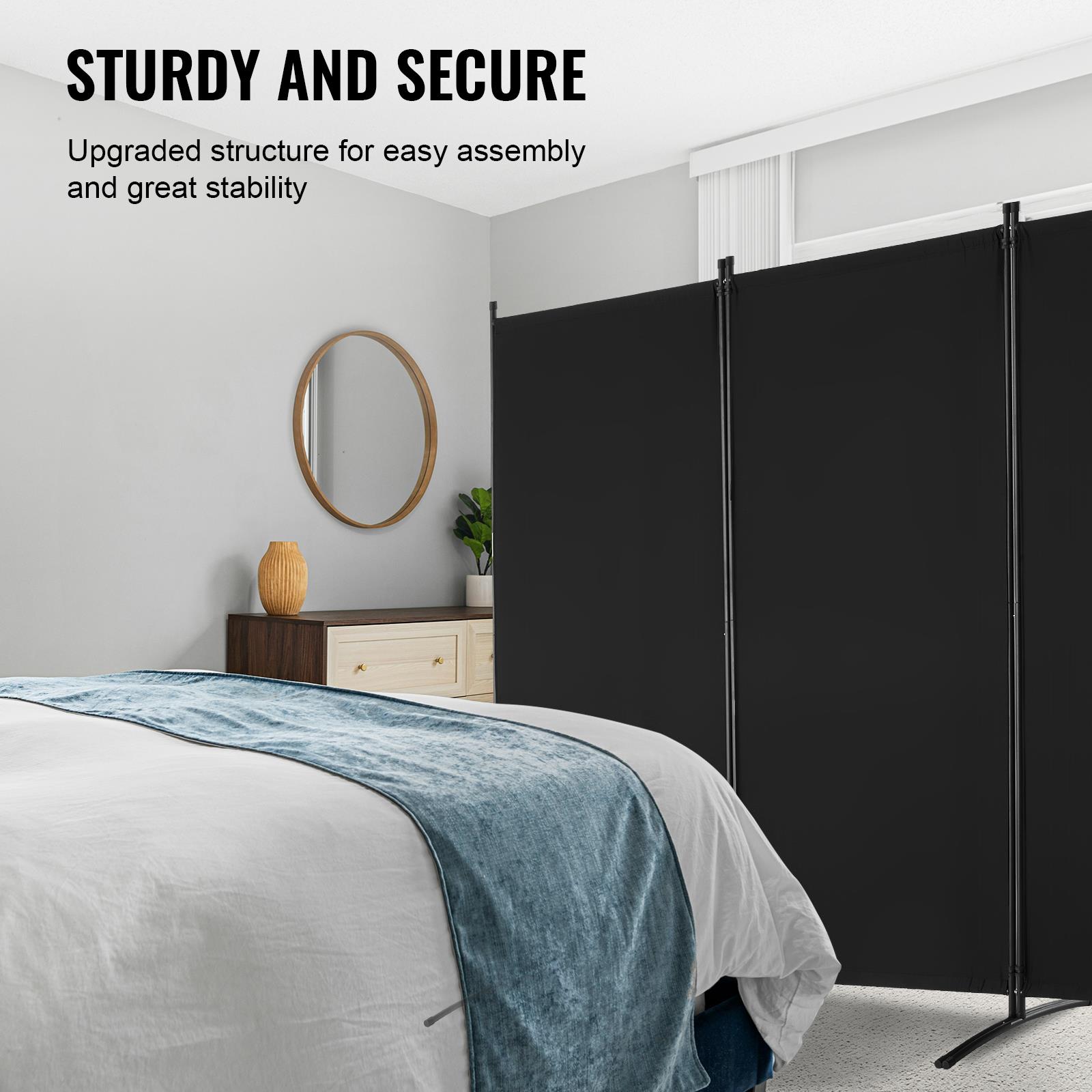 ฉากกั้นห้องแบบพับได้ 3 แผง ฉาก - Partition Screen Divider บทวิจารณ์และราคา