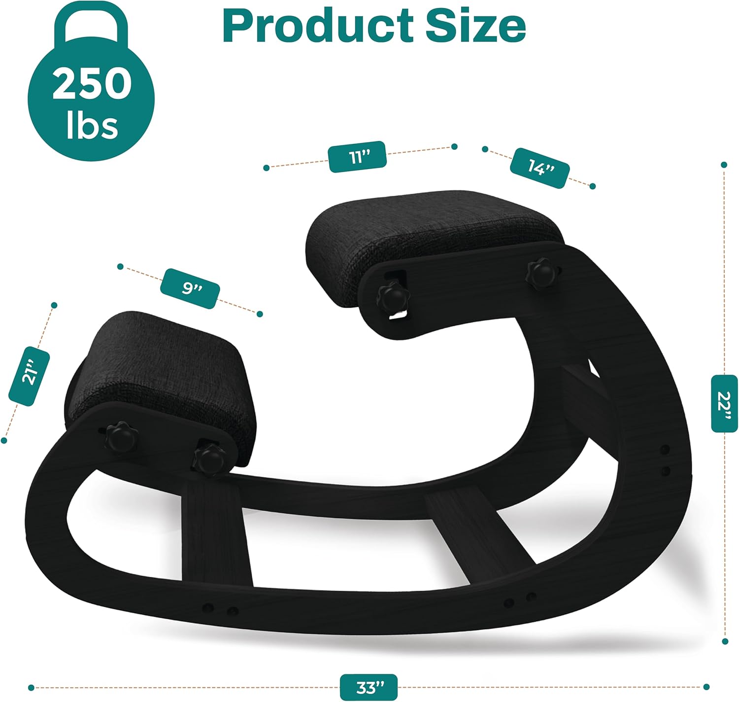 เก้าอี้ไม้ปรับระดับได้สำหรับนั - Office Stool บทวิจารณ์และราคา