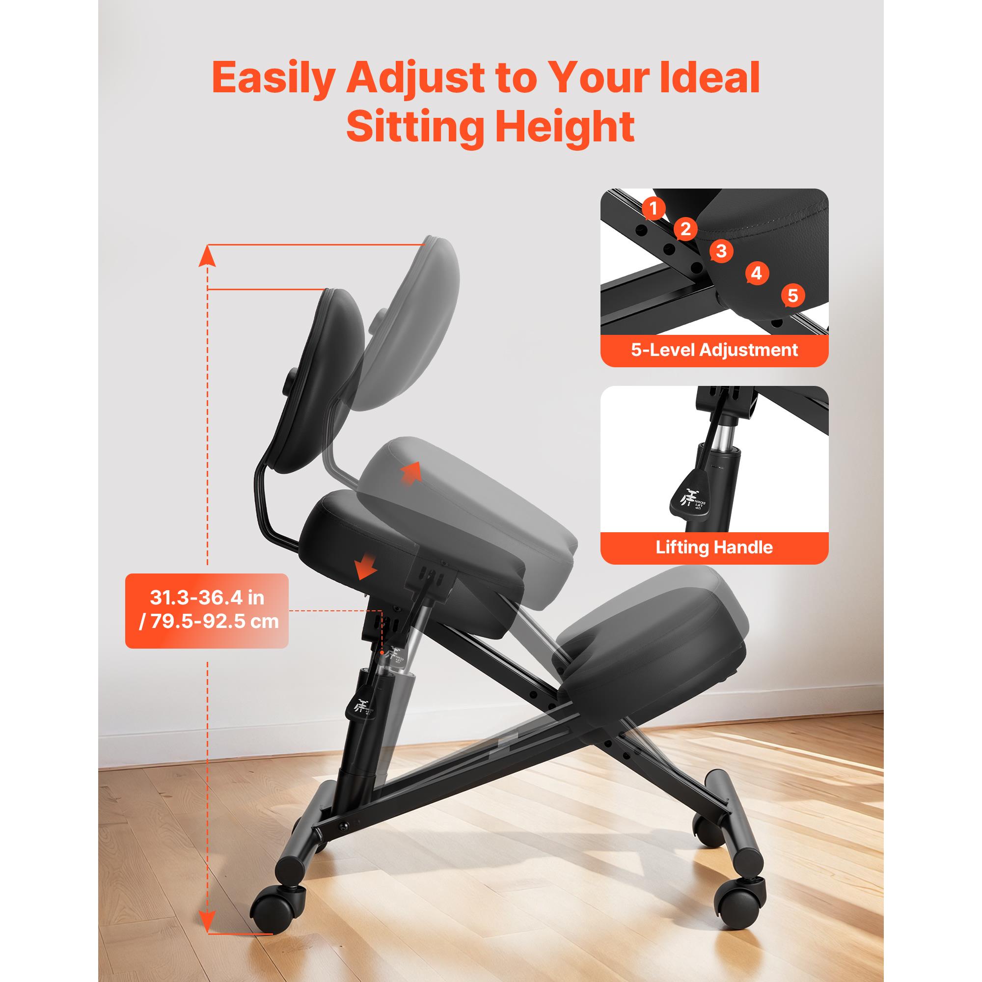 เก้าอี้สำหรับนั่งคุกเข่าแบบปรั - Office Stool บทวิจารณ์และราคา