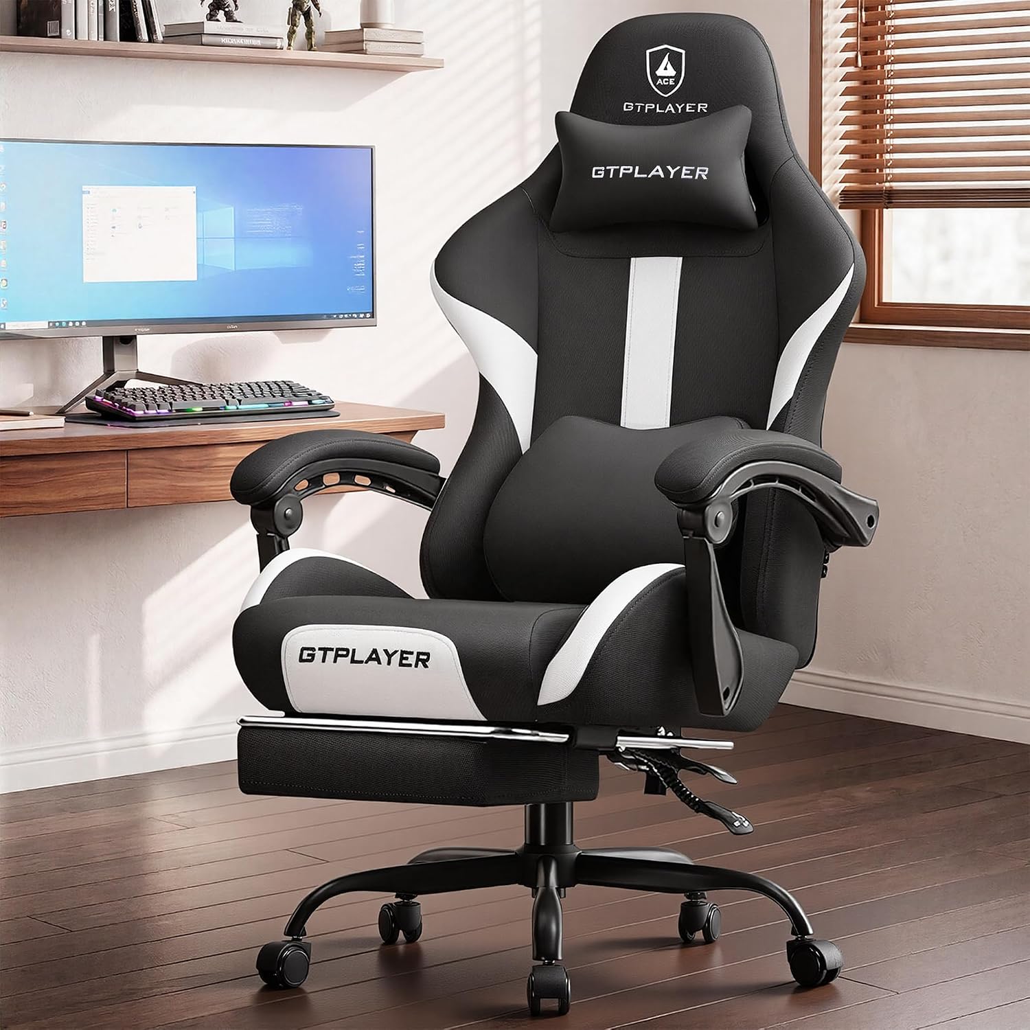 เก้าอี้เกมมิ่ง LUCKRACER ขนาดใ - Office Chair Cushion บทวิจารณ์และราคา